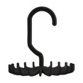 thumbnail image 2 of LAFGUR 360° Rotating Tie Rack Hanger Organizer Twirling Scarf Belt Hook Holder Plastic, 2 of 8