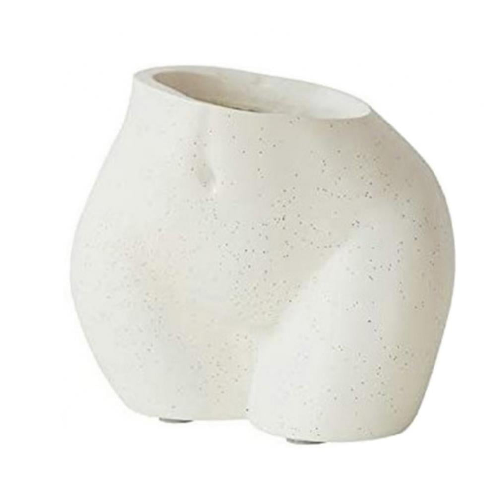 Chest Butt Statue Vase For Home Office Decoration Resin Flower Pot Decorative Vase Planter Body Vase