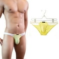 thumbnail image 5 of Xidunhg Men's Thin Bikini Low Waist Underwear Sexy Ice Silk Briefs 5pack M, 5 of 5