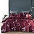 thumbnail image 1 of SHAR Bedding Set with 1 Microfiber Duvet Cover and 2 Pillowcases,, 1 of 3