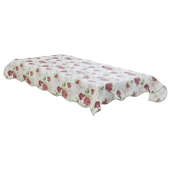 Rectangle Tablecloth Cover Waterproof/Oil-Proof 71 x 54 Inch for Wedding Party Decoration