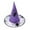 Purple, variant on Hwkond Halloween Wizard Hat Halloween Witch Hat Non-woven Hat Event Party Supplies Props Decoration,Blue