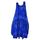thumbnail image 4 of Casual señoras de gran tamaño sin mangas camiseta suelta vestido de chaleco de boda Azul 3XL Zulema Vestido sin mangas mujer, 4 of 7