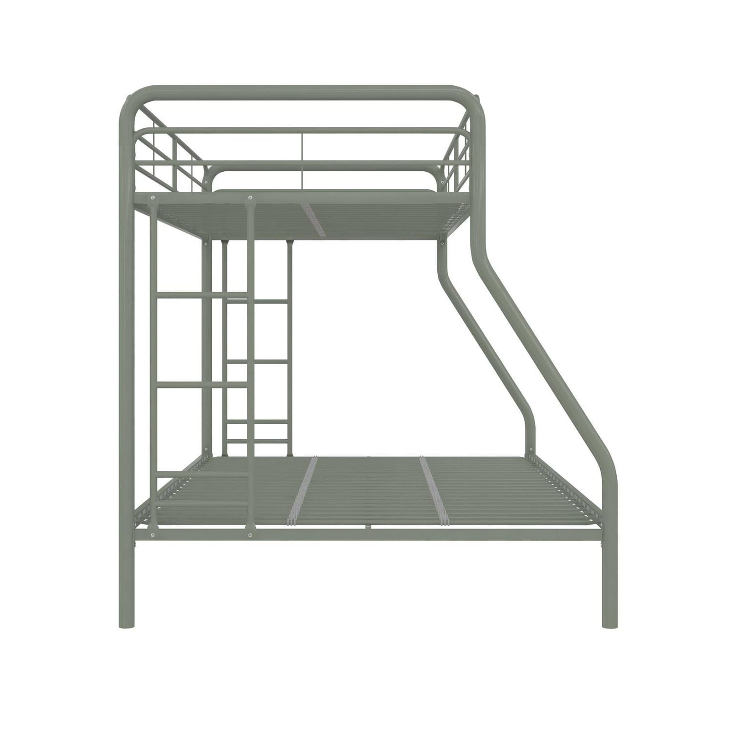 DHP Dusty Twin Over Full Metal Bunk Bed, Thyme Green