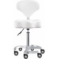 thumbnail image 4 of Dir Adjustable All Purpose Roller Stool with Backrest - Medical, Salon & Spa Stool,  Style, 4 of 17