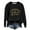 Black, variant on Football Mom Sweatshirts for Women 2025 Embroidery Football Mom Graphic Crewneck Sweatshirt Pullover Tops