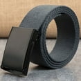 thumbnail image 1 of KOKOPARK Ceinture Tactique pour Hommes Femmes Découpée pour s'Adapter Garde de Sécurité de 3,7 Pouces Randonnée à Boucle Rabattable Toile Gris Foncé, 1 of 5