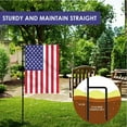 thumbnail image 2 of Garden Flag Stand Holder, Metal Premium Yard Flag Holder Weather-Proof, Powder-Coated Flagpole, Christmas Garden Flag, Outdoor Garden Decor Decoration, 2 of 7