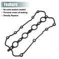 thumbnail image 4 of Unique Bargains Engine Valve Cover Gaskets No.06F103483D for Audi A4 2005-2009 Black, 4 of 6