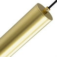 thumbnail image 4 of Cwi Lighting Lena Led Integrated Mini Pendant With Satin Gold Finish, 4 of 5