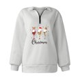 thumbnail image 4 of Puntoco, camiseta informal con cremallera y manga larga con cuello vuelto a la moda para mujer, camisetas Puntoco Puntoco-582, 4 of 5