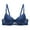 Blue, variant on ,Sexy Women's Floral Lace Push-Up Bras, No Underwire Light Support Bra, Thin Breathable Adjustable Spaghetti Straps, Deep V-Neck Full Coverage Everyday Bralettes Beige M