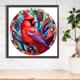 thumbnail image 3 of Pintura de diamante 5D DIY Taladro redondo completo Cardinal Stained Glass Home Art (A3167) Hugtrwg Para estrenar, 3 of 9
