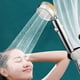 thumbnail image 5 of Cabezal de ducha de mano a presión de agua ajustable boquilla Wdftyju de pulverización de ducha turboalimentada accesorio de baño a presión de mano, 5 of 9