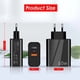 thumbnail image 4 of Methold Cabezal de Enchufe europeo Adaptador de enchufe multipropósito para ahorrar tiempo Accesorios de viaje Suministros de Teléfono y Comunicación Negro enchufe de la UE, 4 of 4