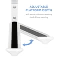 thumbnail image 3 of AVF Mounting Bracket for Sound Bar Speaker, White, 3 of 3