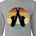 thumbnail image 4 of Inktastic Saxophone Music Vintage Band Long Sleeve T-Shirt, 4 of 5