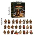thumbnail image 3 of Sasquatch Advent Calendar 2026, 24-Day Christmas Countdown with 24 2D Acrylic Sasquatch Figures, Camping & Outdoor Adventure Ornaments, Christmas Gift for Sasquatch Lovers and Collectors, 3 of 8