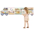 thumbnail image 1 of Qaba Tableau Mural d'Activités, Jouet Sensoriel Mural pour Enfants de 3 Ans et Plus, 5 Activités, 1 of 10