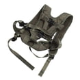 thumbnail image 3 of Mochila frontal para mascotas, transpirable, para el pecho, para cachorros, portátil, para viajes, con hebilla ajustable, para senderismo, camping, OD, verde, L, 3 of 15