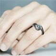 thumbnail image 4 of Guardurnaity Anillo de dedo de moda para mujer, anillo de aleación con gema, anillo para mujer, anillo de gema sintética, joyería Ropa, zapatos y accesorios Miscelánea, 4 of 6