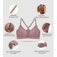 thumbnail image 5 of Front Closure Bras for Women Wireless Racerback Bra No Underwire Seamless Push Up T-Shirts Bras Supportive Womens Bralettes, 5 of 6