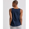 thumbnail image 4 of Hanes Originals Women's Tri-Blend Tank Athletic Navy Heather XL, 4 of 5