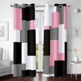 thumbnail image 1 of Cortinas opacas, color rosa tirot, 100% opacas, 160 x 160 cm, 2 paneles, 1 of 7