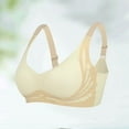 thumbnail image 2 of Sports Bras for Women Wireless Lifting Support Anti Sagging Comfort Push Up Bra Push Up Bra White M, 2 of 6