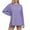 Purple, variant on Kaemgyyd Long Sleeve Workout Tops for Women Sun Protection Soft Workout Tops Lightweight Athletic Running Oversized T-Shirt