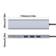 thumbnail image 3 of Type-C/USB Hub Dock Station USB 3.0 Hub with Card Reader 3xUSB A Port 5Gbps Data Hub USB Extender for PC Laptop Multicolor, 3 of 4