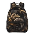 thumbnail image 1 of Balery Vintage Metal Dragon Mochila Escolar Impresa, Mochila Ligera para Viajes Casual, Mochila Duradera y Cómoda Multifuncional, Mochila para Laptop-One Size, 1 of 5