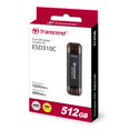 thumbnail image 5 of Transcend 512GB, External SSD, ESD310C, USB 10Gbps, Type C/A, Black, 5 of 5