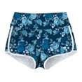 thumbnail image 1 of Gibobby Falda Shorts Mujer Pantalones Leggings Strethcy Short Stretch Impresión Cintura Yoga Mujeres High Sport Yoga Pantalones(Azul, M), 1 of 5