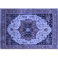thumbnail image 1 of Ahgly Company Indoor Rectangle Oriental Blue Industrial Area Rugs, 2' x 3', 1 of 4