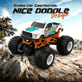 thumbnail image 4 of HNH 1:16 Remote Control Car, Off Road RC Monster Truck, 2.4GHz 20 Km/h Fast All Terrain RC Cars for Boys Girls Ages 4-12, Cool Gift Toy for Kids, 4 of 9