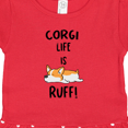 thumbnail image 3 of Inktastic Corgi Life is Rough Gift Baby Girl Dress, 3 of 4