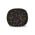 thumbnail image 1 of Polka Dots Storage Toy Bag Chair, Repeated Colorful Circular Round Little Shapes Spots Illustration, Stuffed Animal Organizer Washable Bag, Small Size, Black and Multicolor, by Ambesonne, 1 of 3