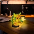 thumbnail image 4 of KQJQS Wolf Table Lamp Stained Glass Wolf Table Lamp Series for Bedroom Animal Lovers Home Decoration,Animal Bedside Lamp with Night Light, 4 of 7