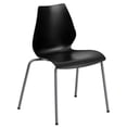 thumbnail image 2 of Stack Chair, Plastic, Black, 17.25" H RUT-288-BK-GG, 2 of 8