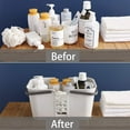 thumbnail image 3 of Cesta de almacenamiento Cesta de ducha portátil, Caja de almacenamiento de baño portátil Levamdar 431-2, 3 of 5