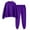 Purple, variant on Womens Fall Outfits,Fashion Clothing Stylish Women's Casual Trousers Suit Soft Comfort Two Piece Outfit Drawstring Ankle Streetwear Fall Winter Daily Wear - Purple