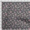 thumbnail image 4 of Soimoi Floral Vintage Print Silk Fabric Decor Sewing Fabric By The Yard 42 Inch WideDecorative Fabric For Shirts Suits Ties Gray, 4 of 5