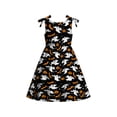 thumbnail image 5 of WERYOUNG Halloween Girls Suspender Dresses Pumpkin Ghost Print Sleeveless Crewneck Dresses For Girls Kids Holiday Party Soft Sundress 3-4 Years, 5 of 5