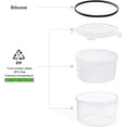thumbnail image 5 of 5 PCS Fruit Storage Containers for Fridge, Produce Saver Container for Fridge Organization, with Lids and Removable Colanders, Vegetable Salad Fresh Keeper Set, 5 of 10