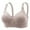 Grey, variant on Women's Plus Size Wireless Comfort Bra, 3-Hook Back Closure Spacer Cup Bralette for Gentle Lift & Shape Grey 36