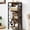 Brown, variant on MNEETRUNG Small Bookshelf, 3 Tier  Shelf with Metal Frame and Backboard, Low Rustic Brown Book Shelf, Small Bookcase for Small Spaces,Bookshelf for Living Room, Bedroom & Home Office