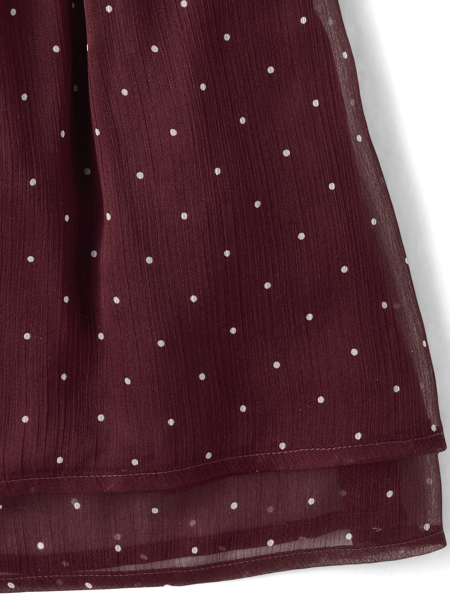 The Children's Place Girls Sleeveless Polka Dot Chiffon Flutter Dress, Sizes XS-XXL