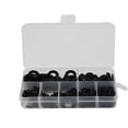 thumbnail image 4 of Lefu 364pcs Bague Plate en Nylon Noir Joint de Rondelle de Réparation pour Métrique M2-M8, 4 of 9