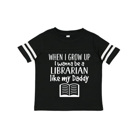

Inktastic Future Librarian Like Daddy Gift Toddler Boy or Toddler Girl T-Shirt